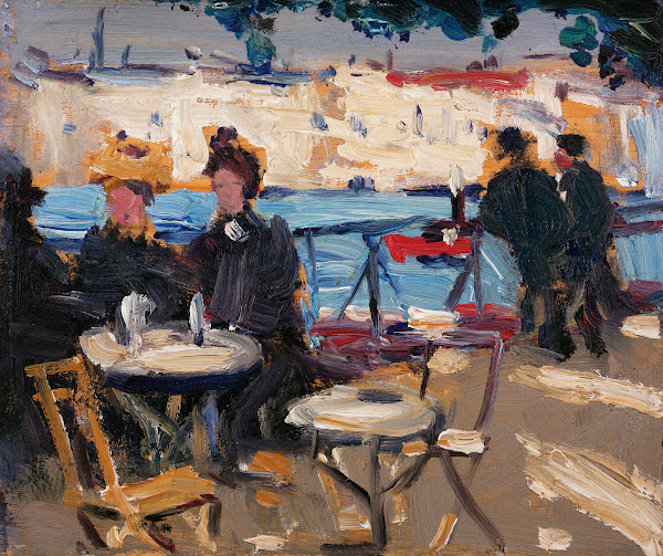 A Café Scene ca 1910 13