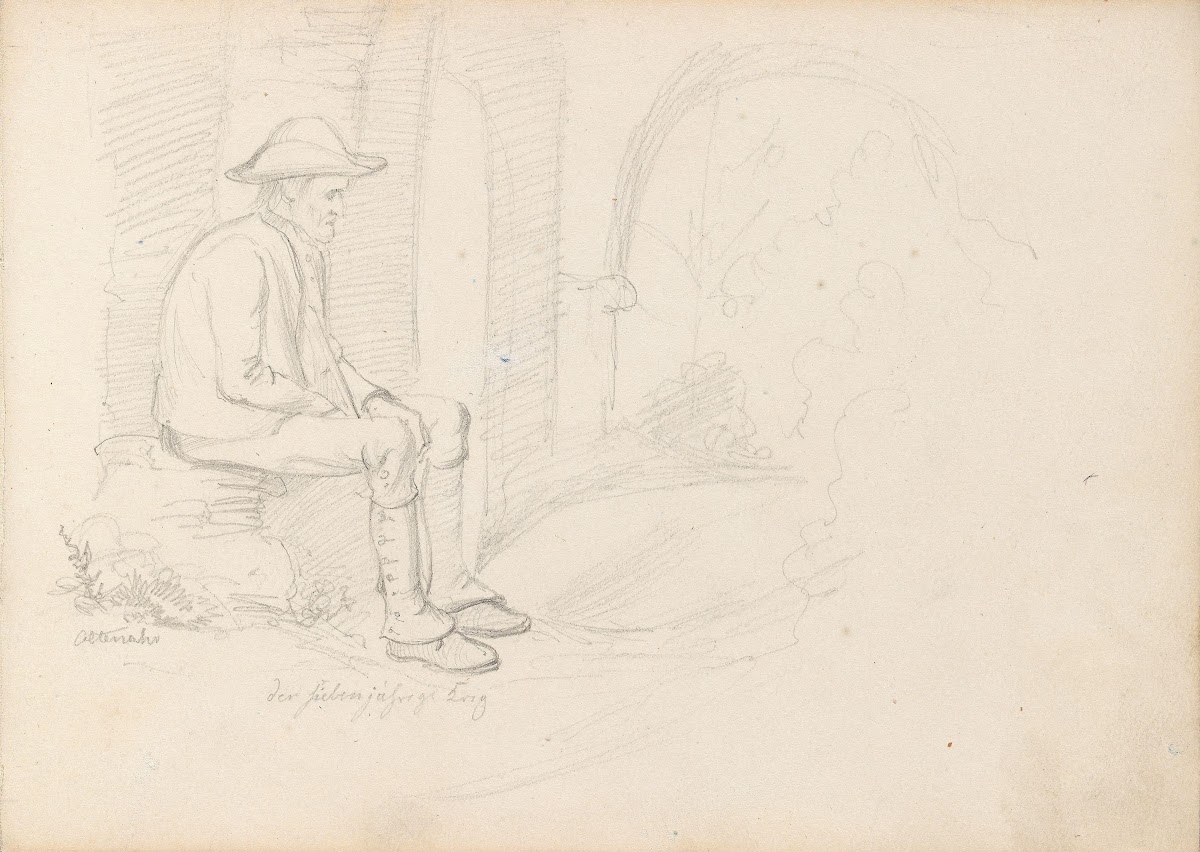Veteran fra Syvårskrigen Altenahr 1839