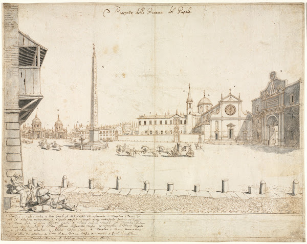 The Piazza del Popolo 1664