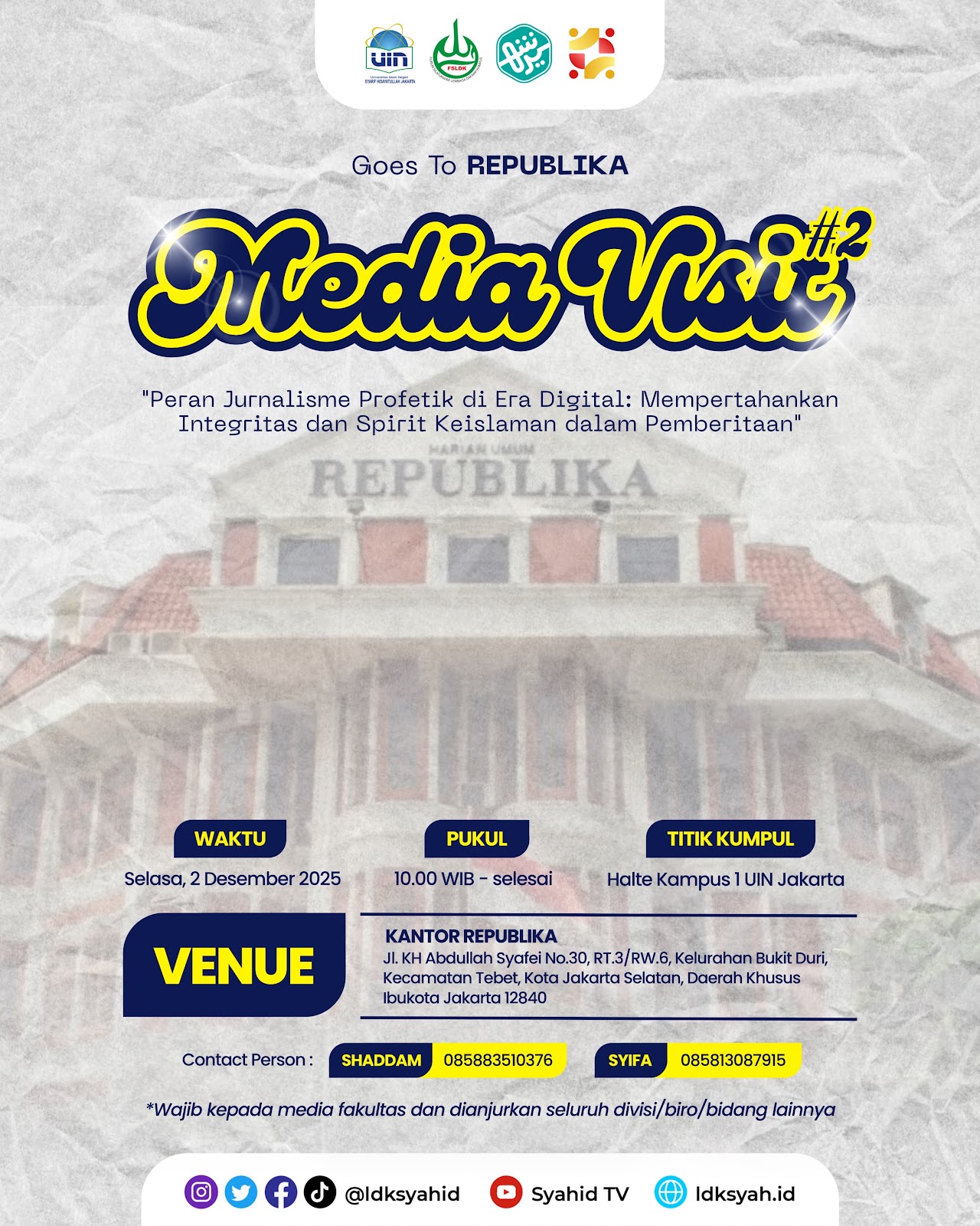 Media Visit To Republika