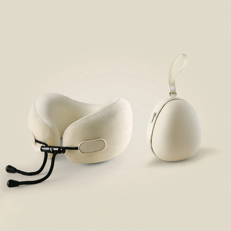 U-shaped neck pillow with memory foam