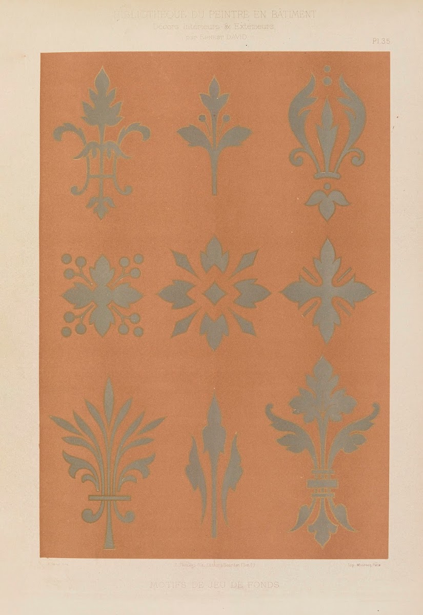 Décors Intérieurs et Extérieurs Pl35 1890 1891