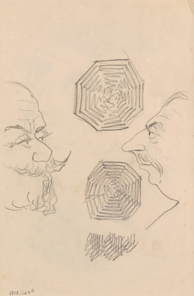 Two heads and a Spinning Wheel