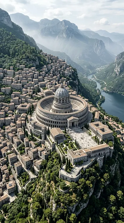 Ancient Hillside City Headquarters