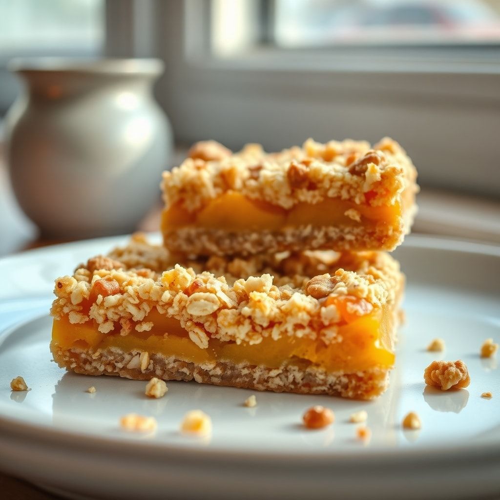 Mango Oatmeal Crumble Bars – Easy Homemade Breakfast Treat