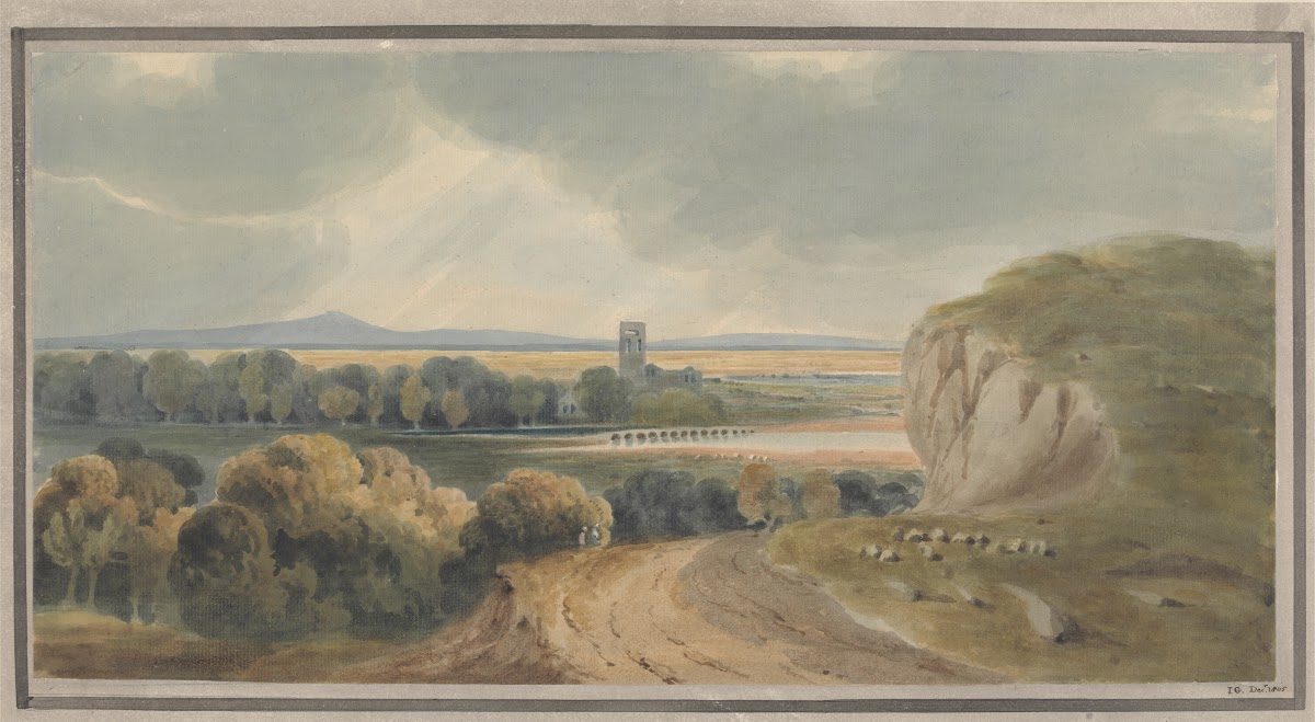 Landscape With An Abbey 1805