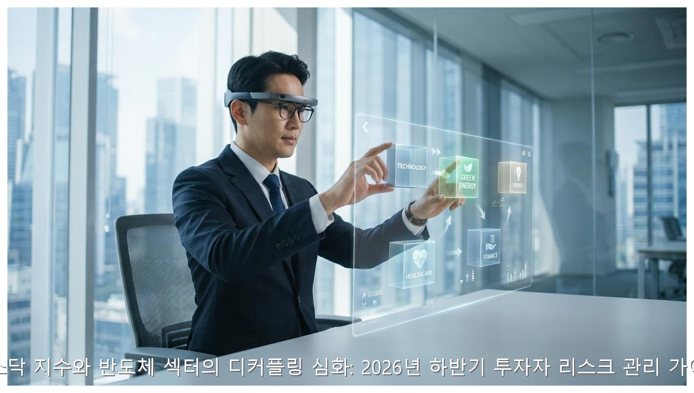 나스닥 지수와 반도체 섹터의 디커플링 심화: 2026년 하반기 투자자 리스크 관리 가이드 핵심 안내 및 분석 인포그래픽 (8)
