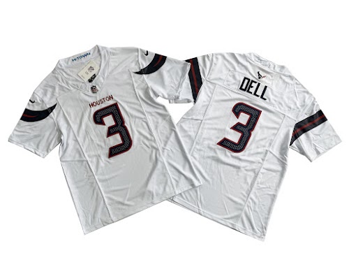 Men's Houston Texans Tank Dell Nike White Vapor F.U.S.E. Limited Jersey.jpeg