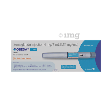 Obeda 4mg Pre-filled Pen (with BD Ultra-Fine 32G - 4 Needle) box of 1 pre-filled pen