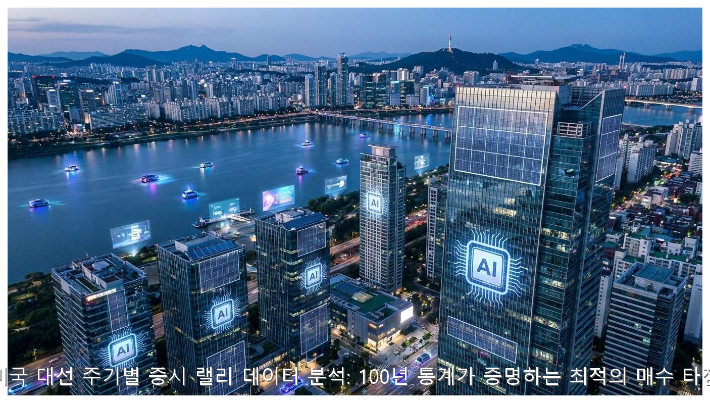 미국 대선 주기별 증시 랠리 데이터 분석: 100년 통계가 증명하는 최적의 매수 타점 핵심 안내 및 분석 인포그래픽 (8)