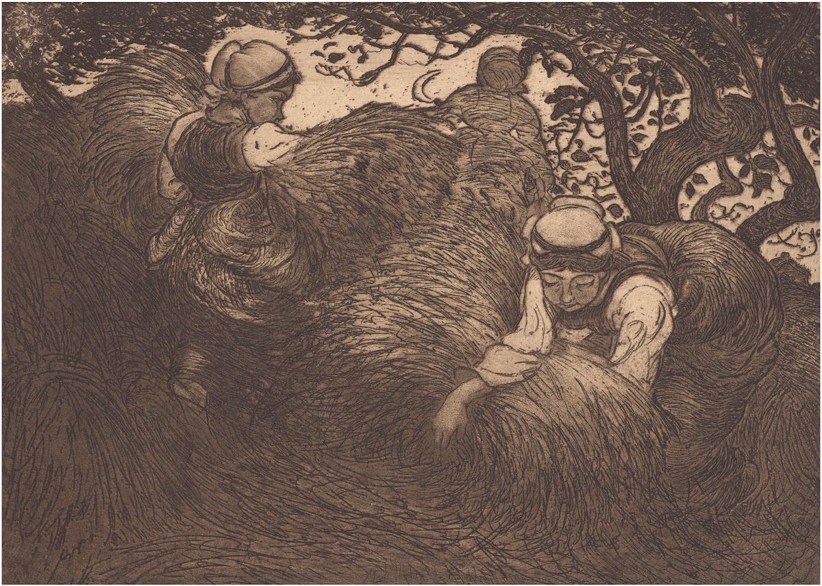 Les lieuses de gerbes 1894