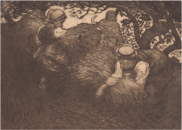 Les lieuses de gerbes 1894