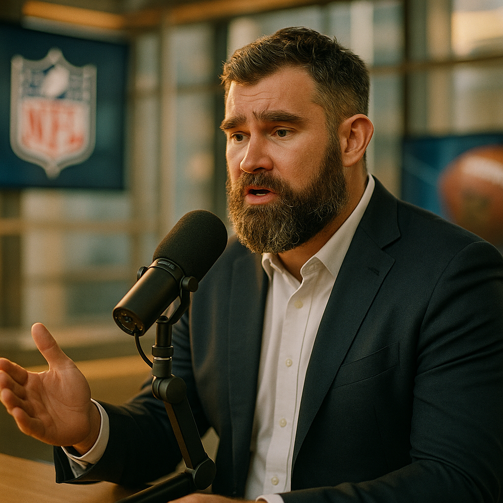 Jason Kelce's On-Air Slip Highlights Sensitivity and Accountability in Sports Workforce Dynamics