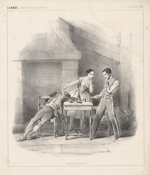 Paquita ballet pantomime 2e acte 1846