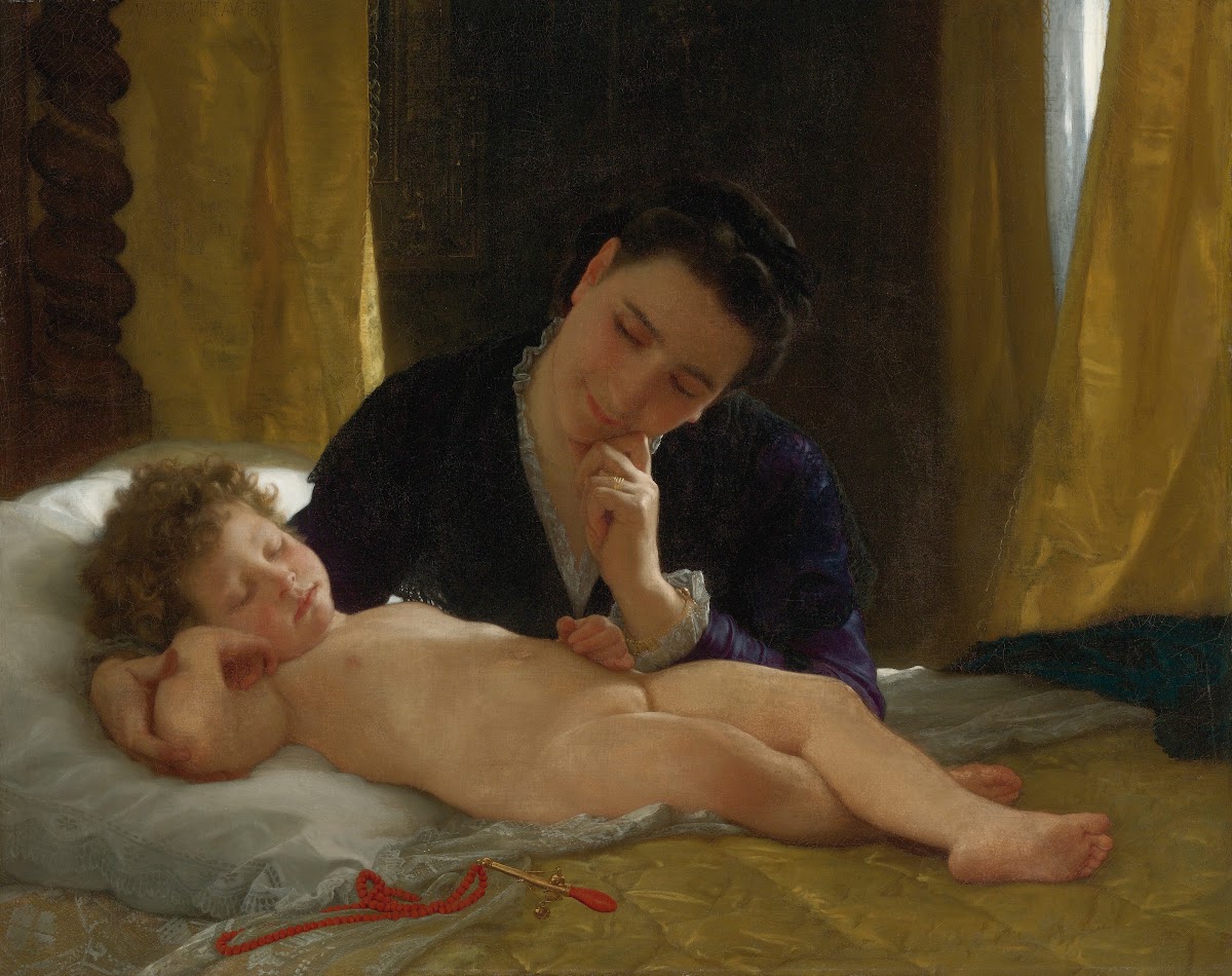 Jeune Mère Contemplant Son Enfant 1871