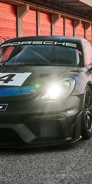 Porsche, Gt4, Racing, Motorsport, Track 4K Wallpaper Background