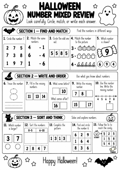 Halloween Number Mixed Review