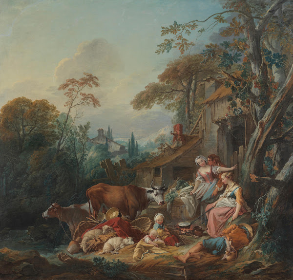 Ländliche Idylle 1735