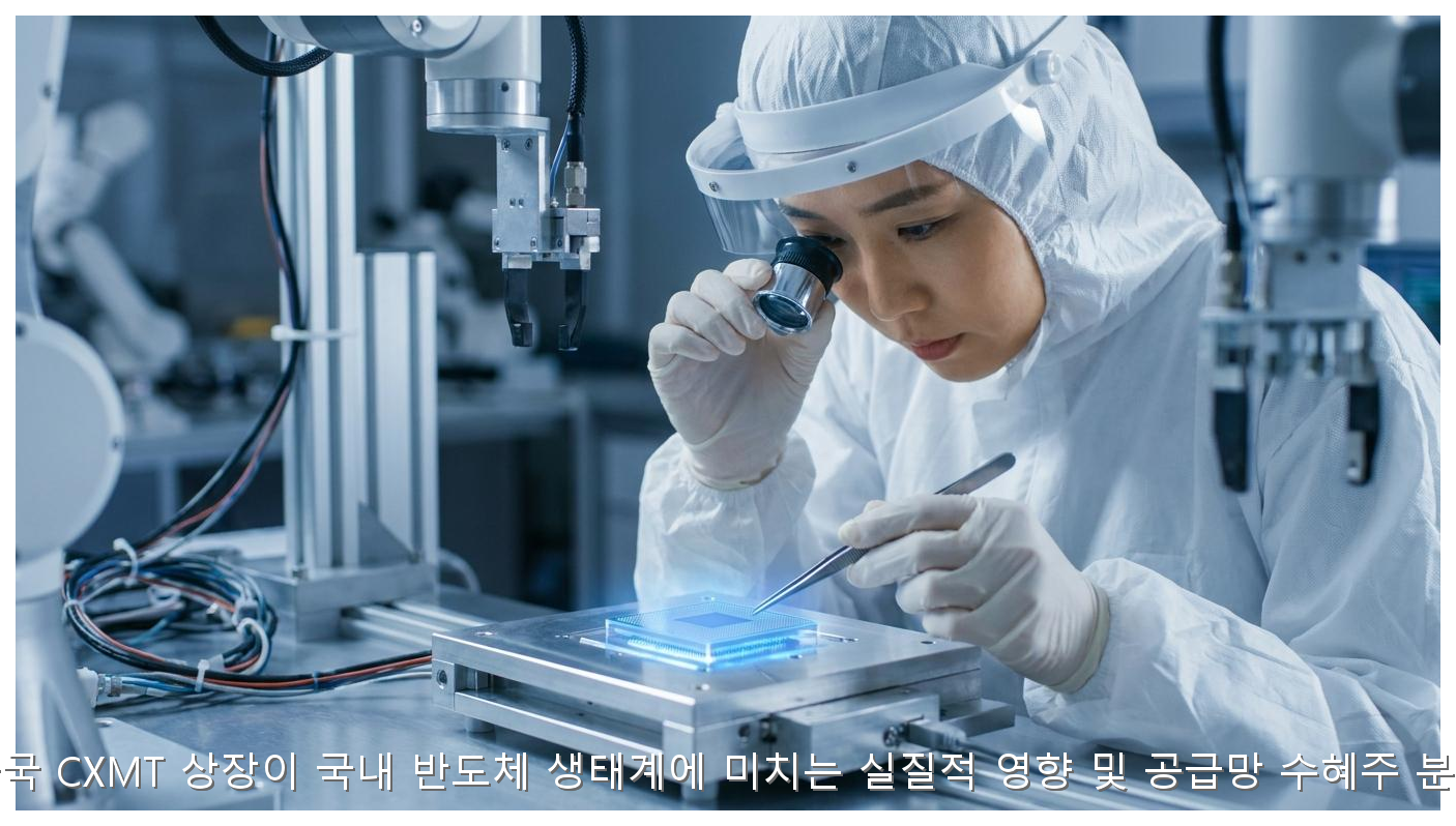 중국 CXMT 상장이 국내 반도체 생태계에 미치는 실질적 영향 및 공급망 수혜주 분석 핵심 안내 및 분석 인포그래픽 (4)