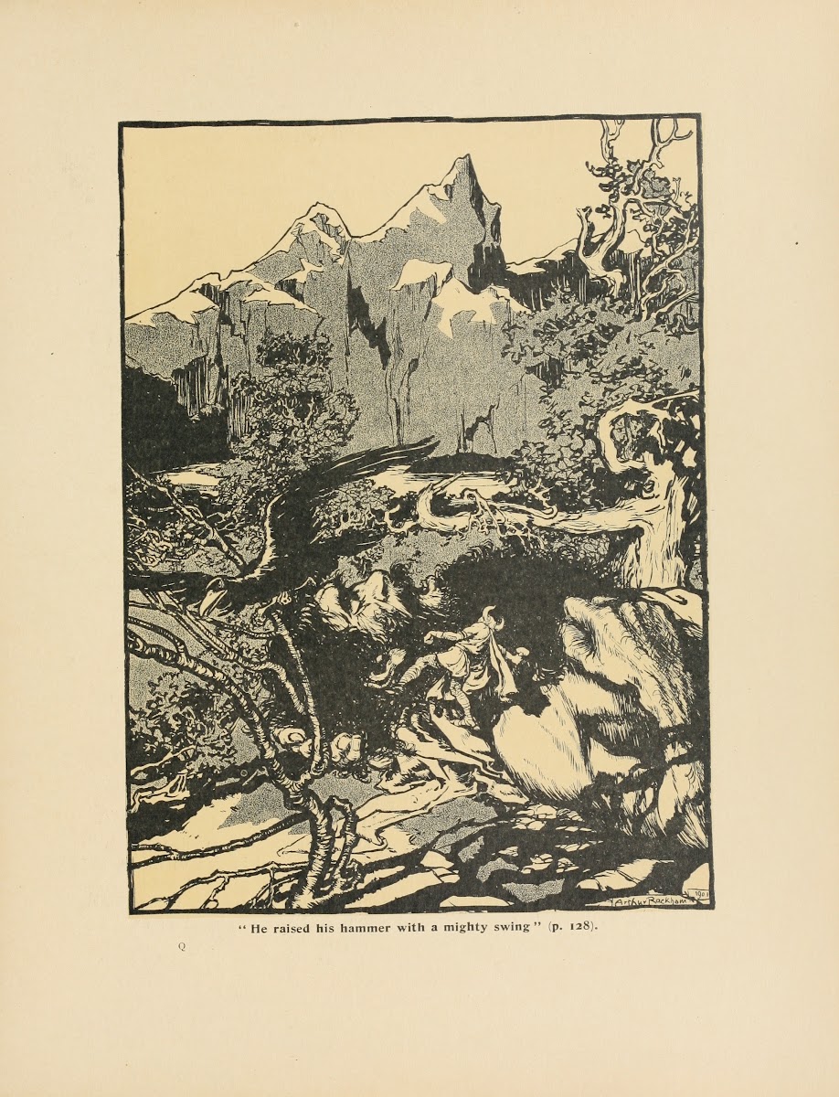 He raised his hammer with a mighty swing 1907