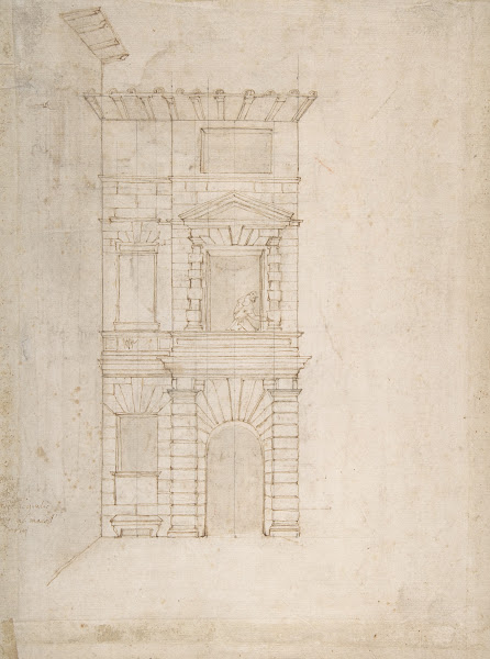 Elevation of Giulio Romanos House ca 1557