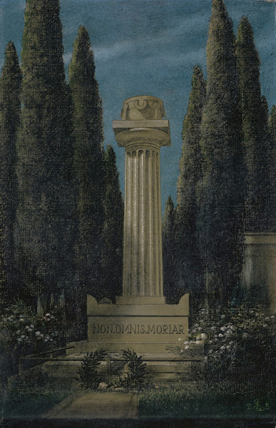 Tomb Of Arnold BöCklin At The Cemetery Agli Allori 1925