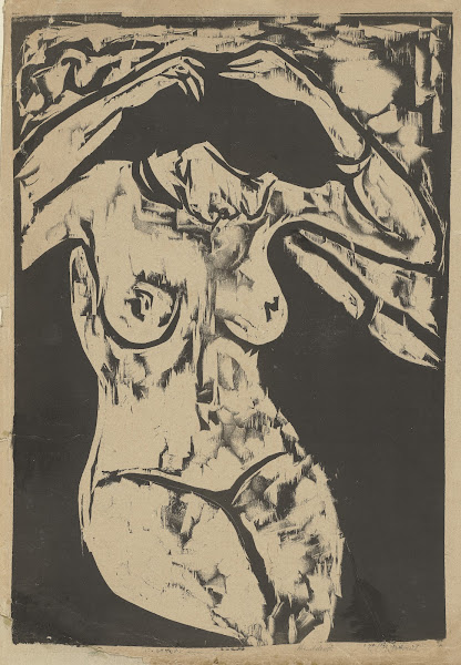 Seated Nude Fixing Her Hair 1908