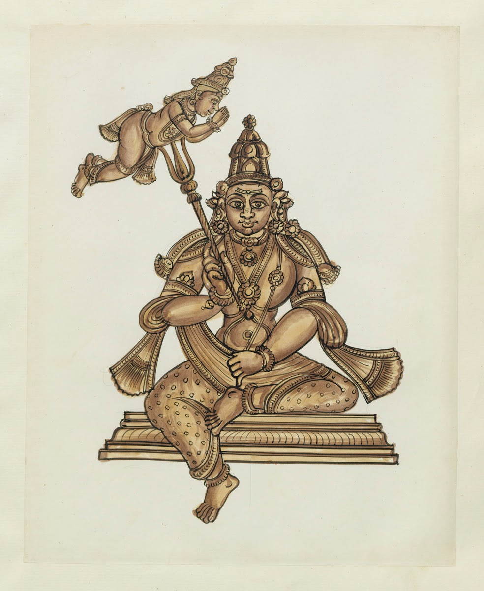 Paintings from the Chidambaram Shrine Pl039 1820 1830