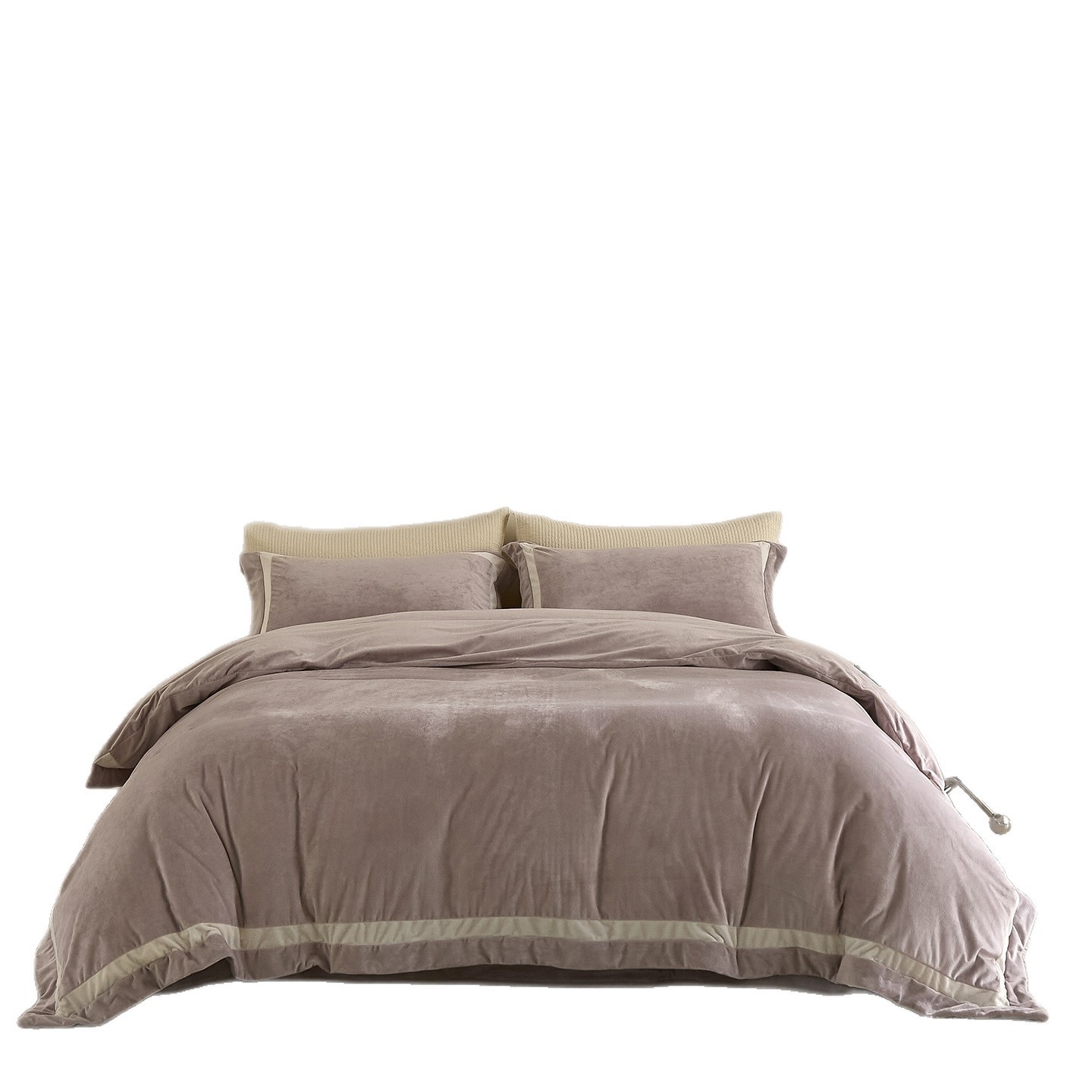 Warm 4-piece bedding set made of baby fleece