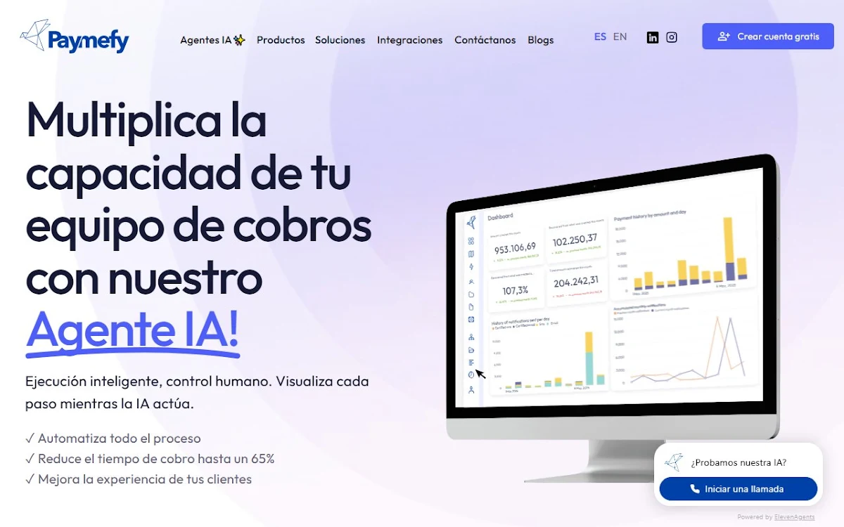Captura de Paymefy