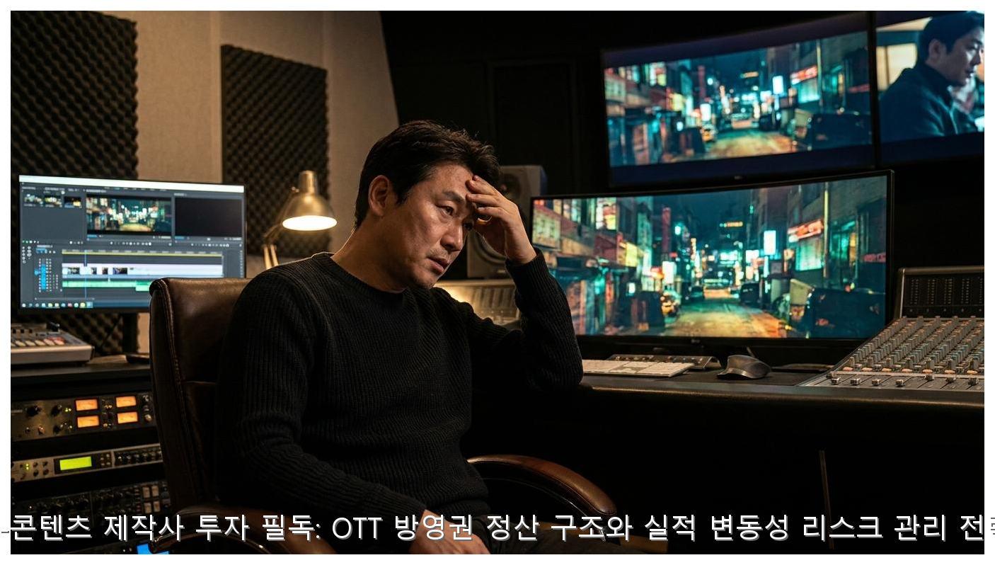 K-콘텐츠 제작사 투자 필독: OTT 방영권 정산 구조와 실적 변동성 리스크 관리 전략 핵심 안내 및 분석 인포그래픽 (2)
