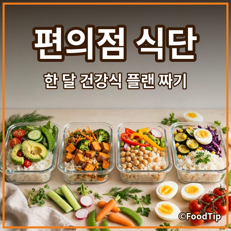 바쁜 자취생을 위한 편의점 건강식 마스터 가이드: 한 달 식단 플랜 짜기 (고단백, 가성비)