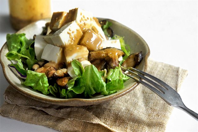 Salad Nấm Đậu Hũ