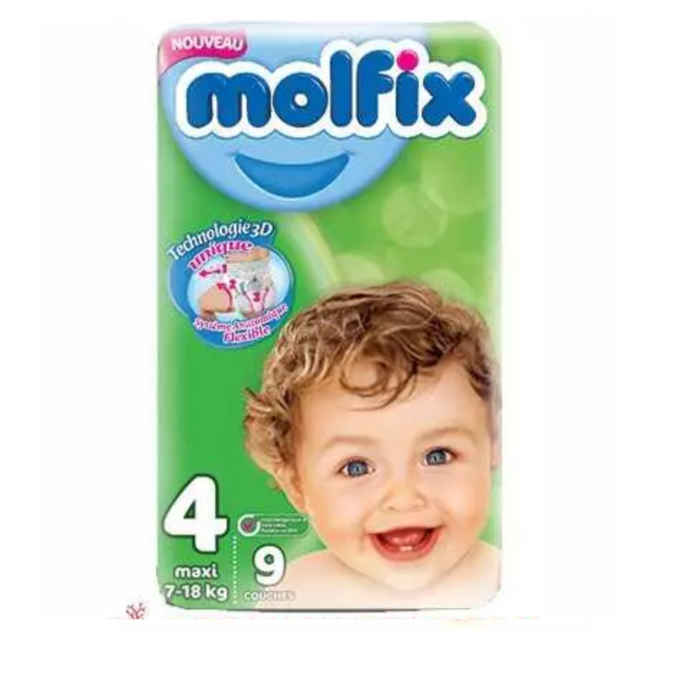 COUCHE MOLFIX N°4  7-18 KG