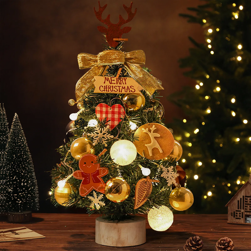 Mini Christmas Tree Set for the Table, 60 cm