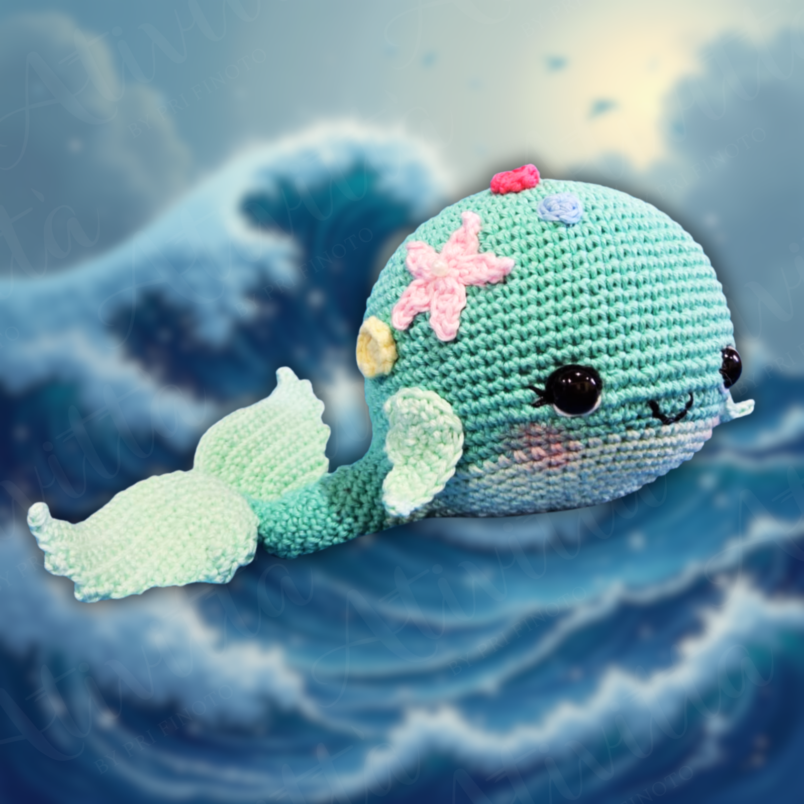 Baleia em Crochê