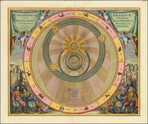 Planisphaerium Braheum Sive Structura Mundi Totius Ex Hypothesi Tychonis Braehi