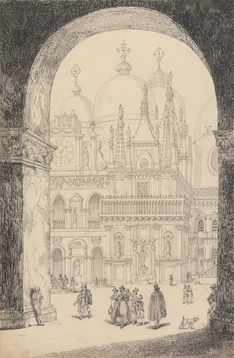 View of the back of San Marco 1840
