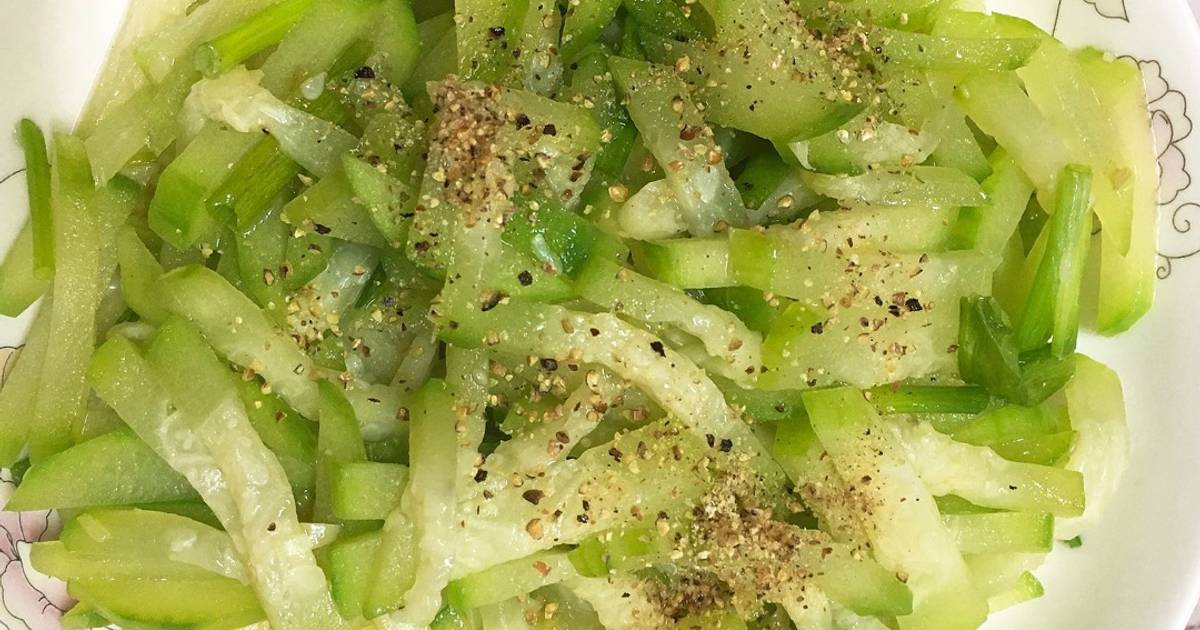 Bí xanh xào tỏi