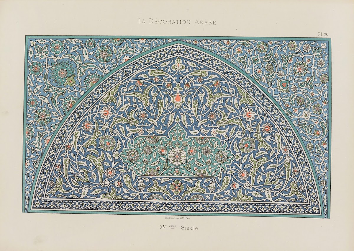 La Décoration arabe Pl23 1860s 1880s