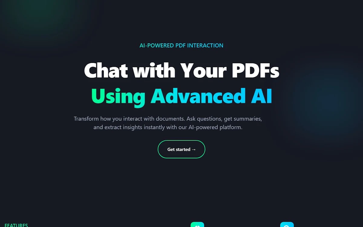 Captura de PDFConvo chat with your pdf