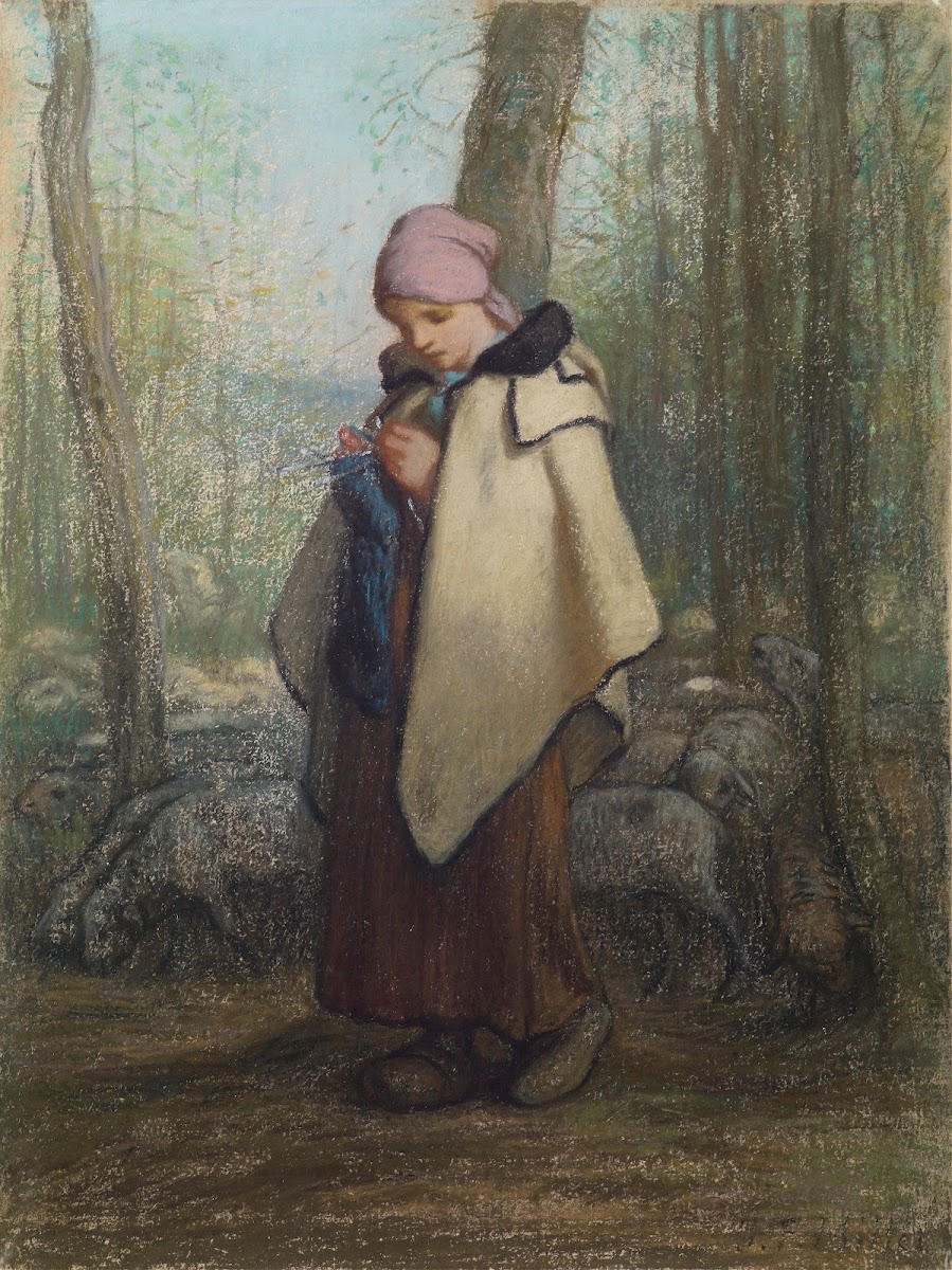 The Knitting Shepherdess 185657