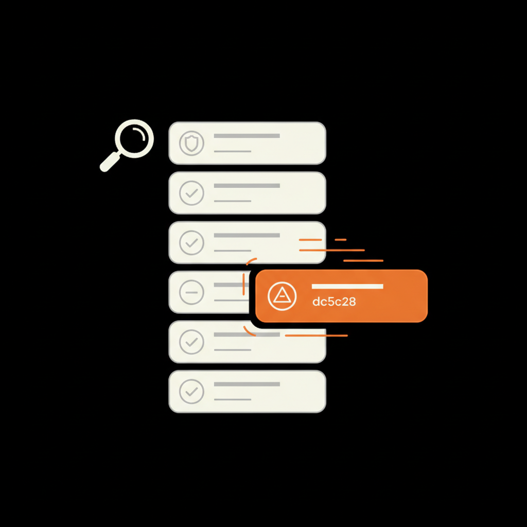 Minimal 2D vector infographic of a search results list with one negative result pushed down by positive listings — how do I remove negative search results from Google