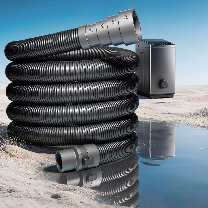 Drainage hose for washing machines, PE-RT