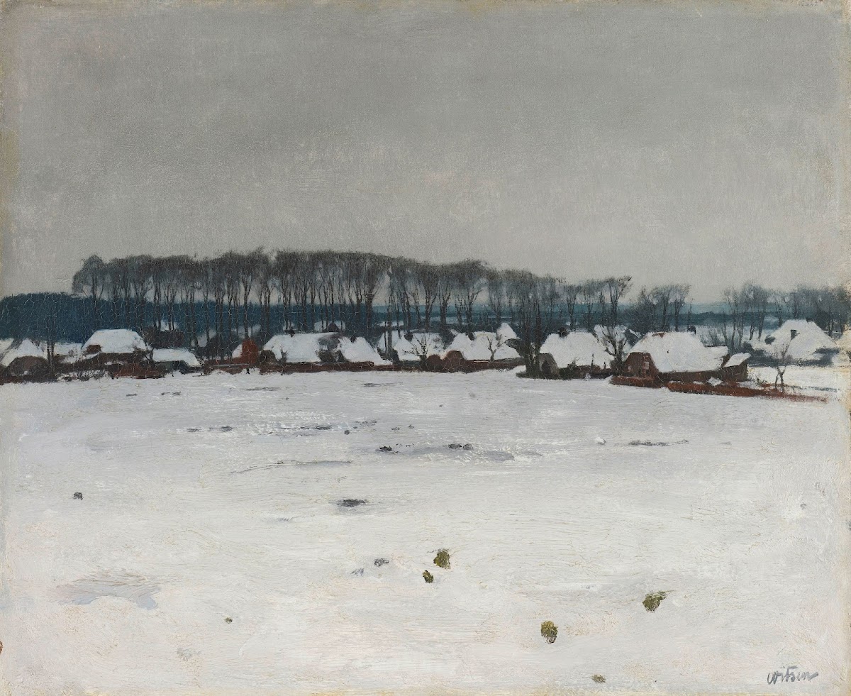 Winter Landscape c 1885   c 1922
