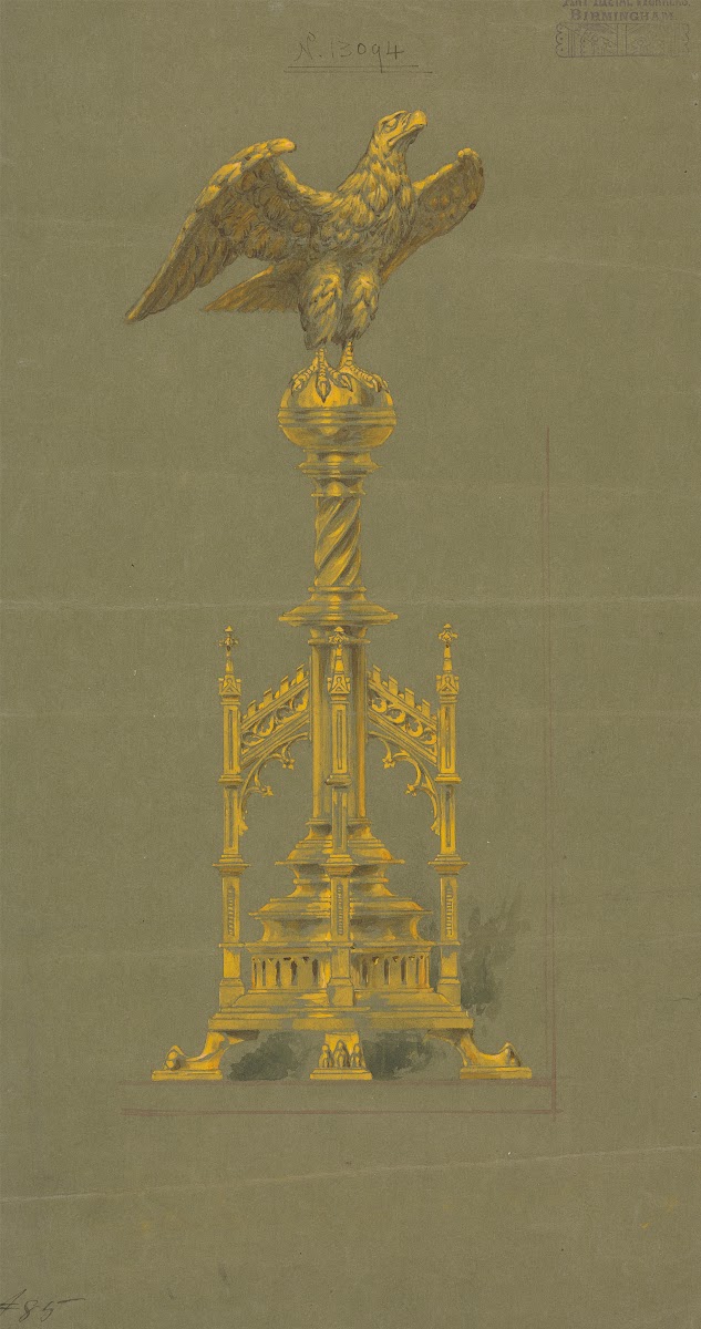 Design executed for Jones and Willis metal and wood workers and church furniture