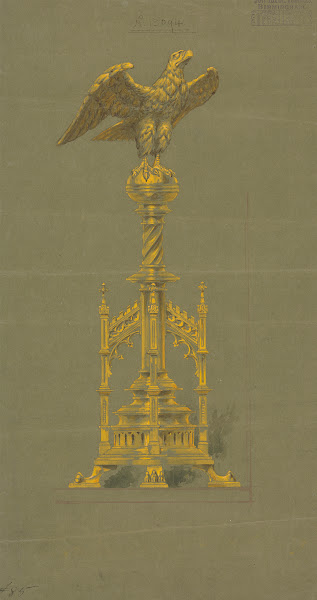 Design executed for Jones and Willis metal and wood workers and church furniture