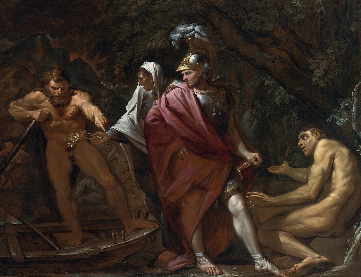Aeneas On The Bank Of The River Styx 5