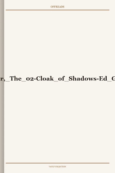 Shadow of the Avatar, The 02-Cloak of Shadows-Ed Greenwood-retail