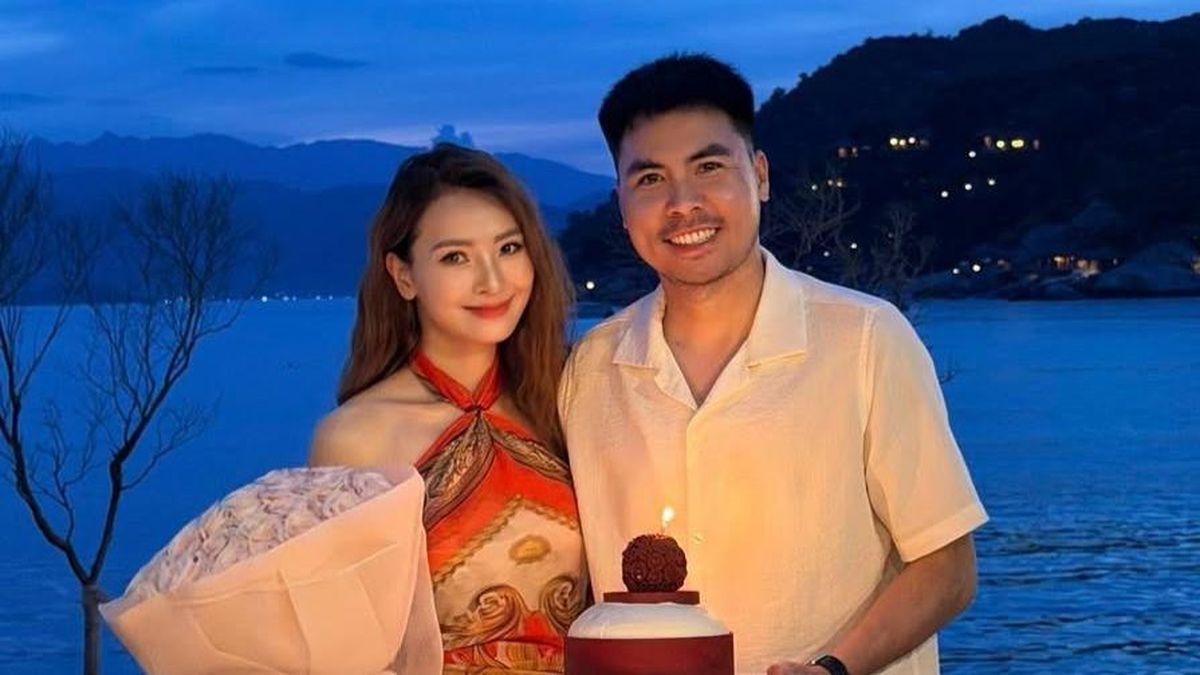 MC Huyền Trang và cầu thủ Đức Huy báo tin vui - Báo VietnamNet
